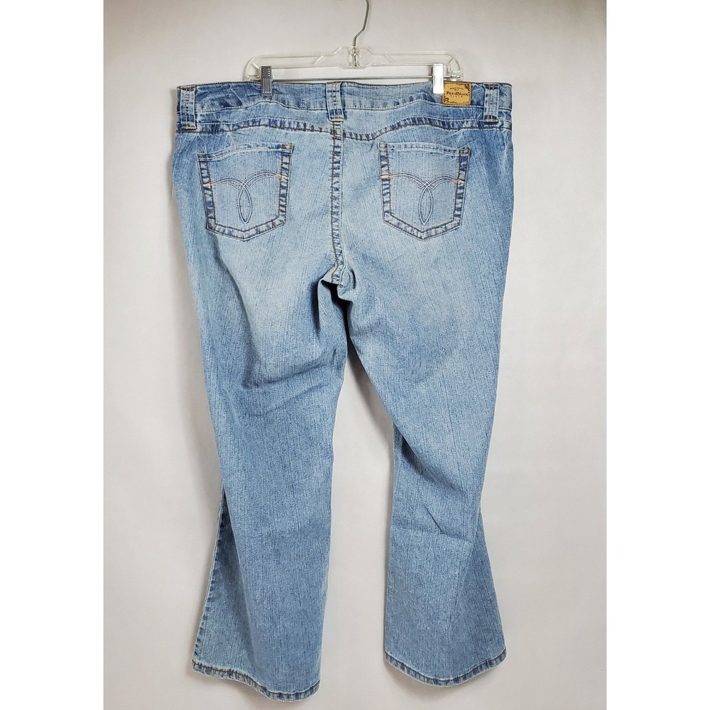Paris Blues Denim Jeans Women's Size 24 Light Bootcut Authentic American‎ Brand - Picture 2 of 16